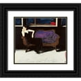 thumbnail image 1 of Calvetti, Fabio 13x12 Black Ornate Wood Framed with Double Matting Museum Art Print Titled - Pensiero lontano, 1 of 4