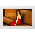 thumbnail image 1 of Calvetti, Fabio 32x21 White Modern Wood Framed Museum Art Print Titled - Improvviso silenzio, 1 of 4