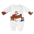 thumbnail image 1 of Calvin And Hobbes Baby Romper Toddler Long Sleeve Bodysuit Soft Skin-Friendly Jumpsuit Outfit with Snap Crotch 3-6M, 1 of 8