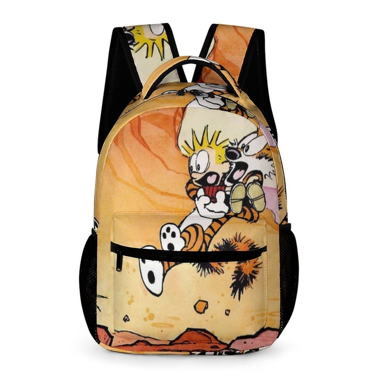 Calvin And Hobbes Backpacks Cute School Bag Bookbag Casual  display picture 3