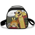 thumbnail image 1 of Calvin And Hobbes Portable Lunch Bag, Insulated Lunch Box Reusable Lunch Totes Bag for Camping Hiking Travel Picnic, 1 of 8