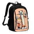 thumbnail image 1 of Calvin And Hobbes Travel Backpack With Usb Port Stylish Unisex Hiking Backpack Shoulder Bag Laptop Backpack, 1 of 7