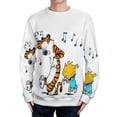 thumbnail image 1 of Calvin And Hobbes Unisex Sweater Long Sleeve Fall Casual Crewneck Tops Pullover Active Streetwear Fashion Sweatshirt 3XL, 1 of 6
