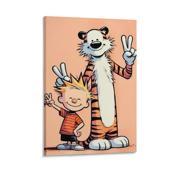 Calvin And Hobbes Wall Hanging Painting Wall Art Canvas Paintings Posters Home Decorations 20x30inch(50x75cm)