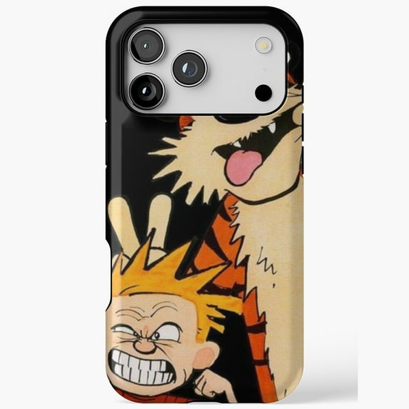 Calvin And Hobbs Comic Strip Art iPhone Case 17 16 15 14 13 12 11 Pro Max