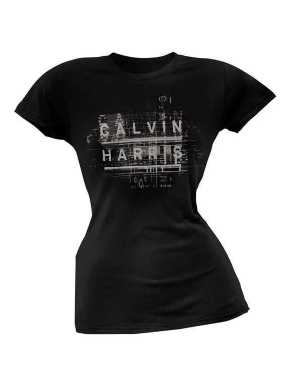 Women's Juniors Name Logo Soft Short Sleeve T Shirt