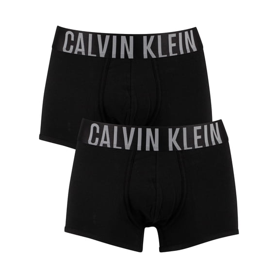 Calvin Klein 2 Pack Intense Power Trunks, Black