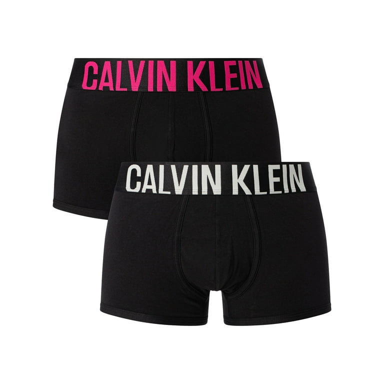 Calvin Klein 2 Pack Intense Power Trunks Black Walmart