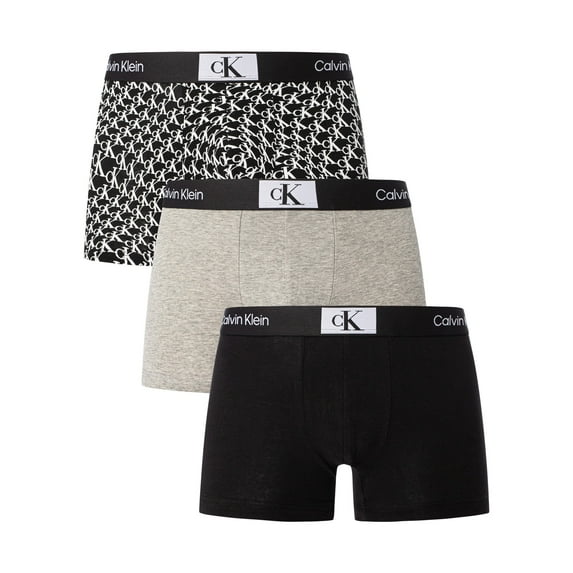 Calvin Klein 3 Pack 1996 Trunks, Multicoloured