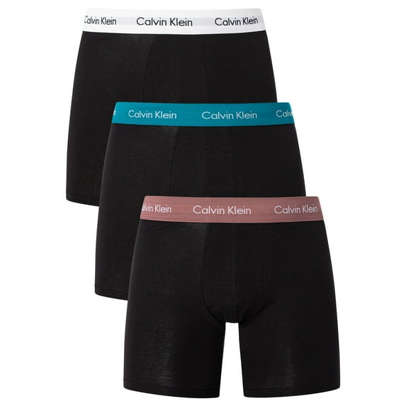Calvin Klein 3 Pack Boxer Briefs, Black