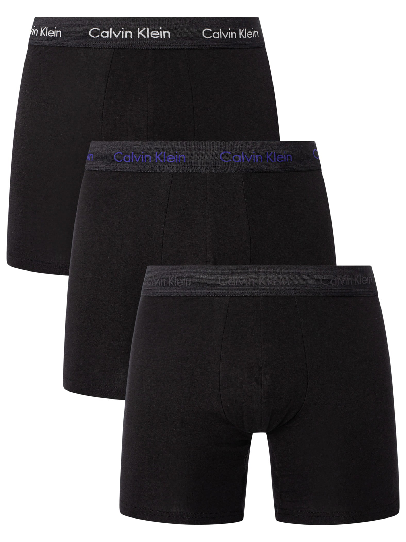 Calvin Klein 3 Pack Boxer Briefs, Black