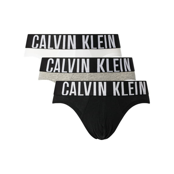 Calvin Klein 3 Pack Intense Power Hip Briefs, Multicoloured