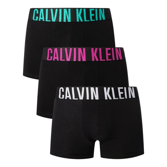 Calvin Klein 3 Pack Intense Power Trunks, Black