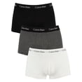 thumbnail image 1 of Calvin Klein 3 Pack Low Rise Trunks, Multicoloured, 1 of 8