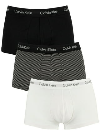 Calvin Klein Men's Customized Stretch Low Rise Trunks, White, X