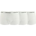 thumbnail image 1 of Calvin Klein 3 Pack Low Rise Trunks, White, 1 of 2