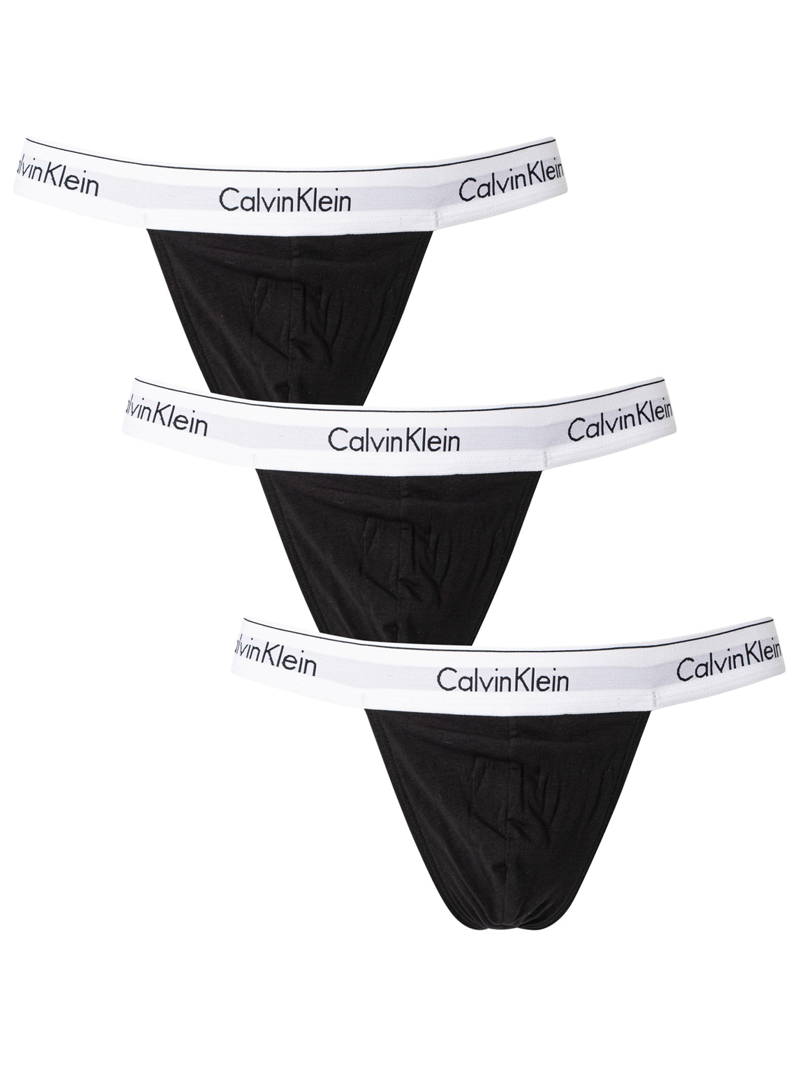 BTSグク/アンバサター☆CK Modern Cotton Stretch 3-Pack Thong Calvin Klein 3 Pack Modern Cotton Stretch Thongs, Black