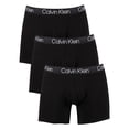 thumbnail image 1 of Calvin Klein 3 Pack Modern Structure Boxer Briefs, Black, 1 of 6