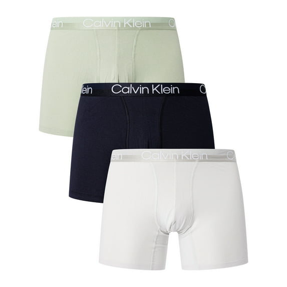 Calvin Klein 3 Pack Modern Structure Boxer Briefs, Multicoloured