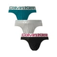 thumbnail image 1 of Calvin Klein 3 Pack Reconsidered Steel Hip Briefs, Multicoloured, 1 of 9