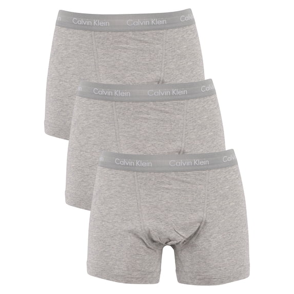 Calvin Klein 3 Pack Trunks, Grey