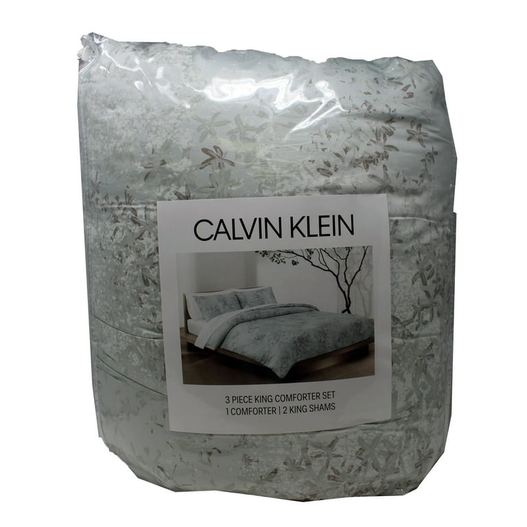 Calvin Klein 3 Piece King Comforter Presidio Set 
