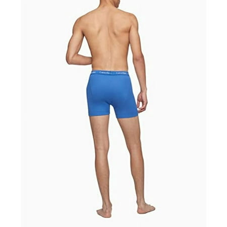 Calvin Klein 3Pk Boxer Brief Cotton Classics Mens Active Underwears Size S, Color: Blue/Medieval Blue price history and forecast - Calvin Klein Calvin Klein