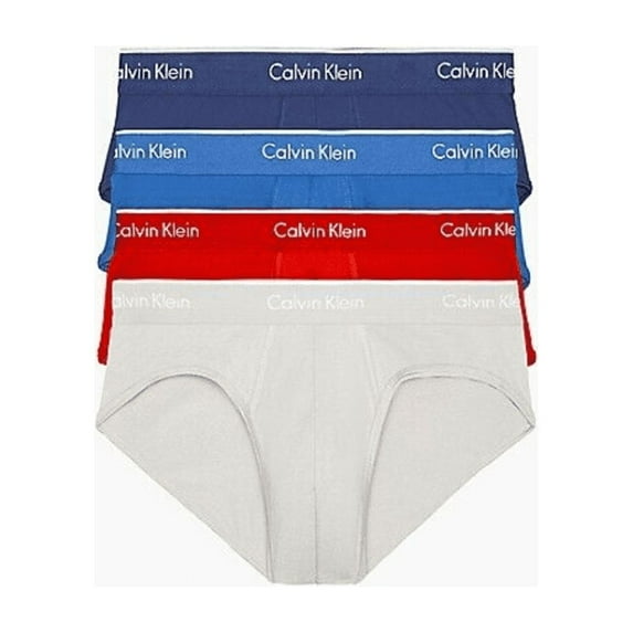 Calvin Klein Men's NP2346O907 Micro Plus 4-Pack Hip Brief Size S