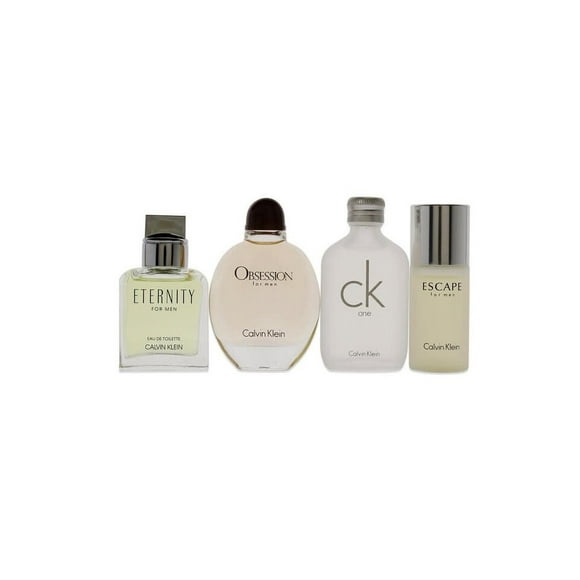 Calvin Klein 4 Piece Miniature Gift Set for Men 4 x 15 ml NIB