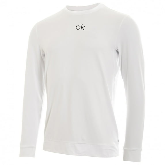 Calvin Klein BASELAYER WITH CK CHEST PRINT - WHITE - XXL