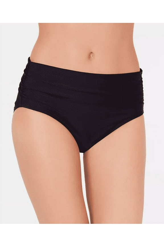 Women's Convertible Bikini Swimsuit Bottoms Black Small