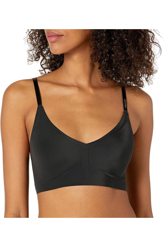 Invisibles Bra Women's Medium Black Stretch Lightly Lined ERK1193