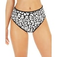 thumbnail image 1 of Calvin Klein BLACK LEOPARD Bound Print High-Waist Bikini Swim Bottom, US Medium, 1 of 2