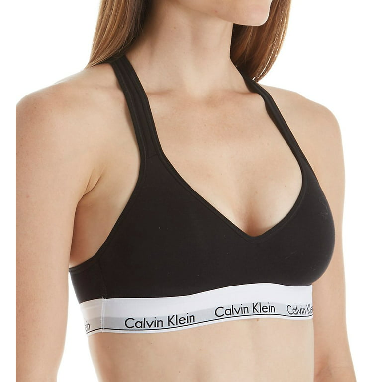 Calvin Klein Sports Bra with Criss Cross Back & Built in Push-Up - Size S