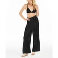 thumbnail image 1 of Calvin Klein BLACK Wide-Leg Pants Swim Cover-up, US Small, 1 of 2