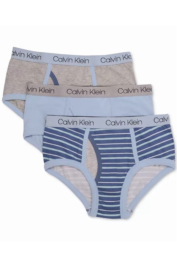 BLUE BELL Little Boys & Big Boys 3-Pk. Cotton Briefs, US X-Small (4/5)