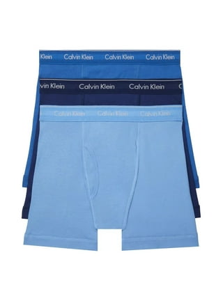 Calvin Klein 3 Pack Underwear Cotton Stretch Trunk Black Blue CK Men's Size  