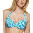 thumbnail image 1 of Calvin Klein BLUE Printed Underwire Convertible Bikini Swim Top, US 2X-Large, 1 of 4