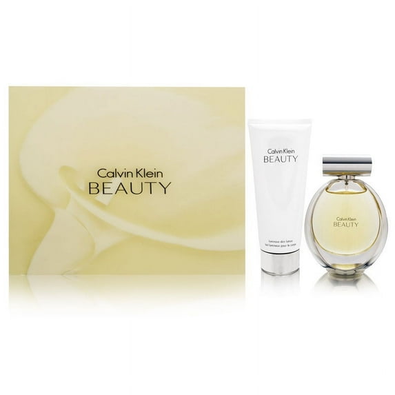 Calvin Klein Beauty for Women 2 Piece Set Includes: 1.7 oz Eau de Parfum Spray + 3.4 oz Luminous Skin Lotion