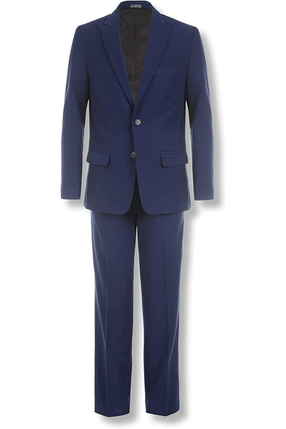 Boys' 2-Piece Formal Suit Set 8 Infinity Blue