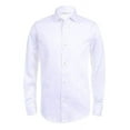 thumbnail image 1 of Calvin Klein Boys' Big Long Sleeve Sateen Dress Shirt, White, 8, 1 of 3