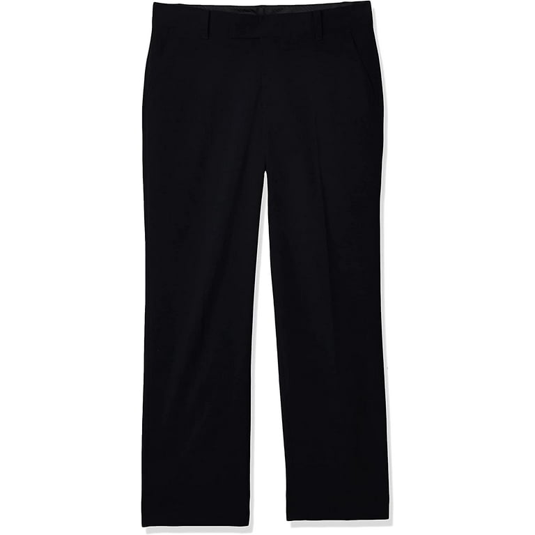 Calvin Klein Boy s Husky Bi Stretch Straight Leg Pants Deep Navy Size 8