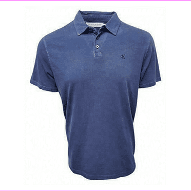 Calvin Klein Bright Cobalt Blue Lightweight Textured Polo Mens, Size XS