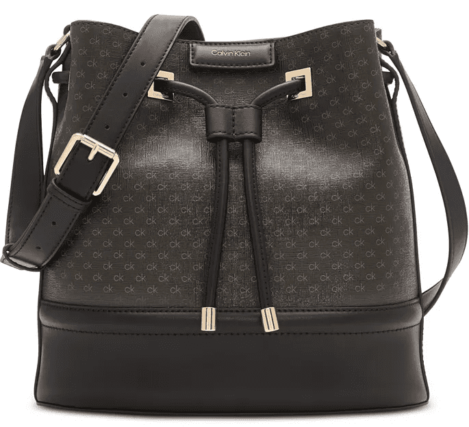 Calvin Klein Brown Women's Ash Crossbody Bucket Bag