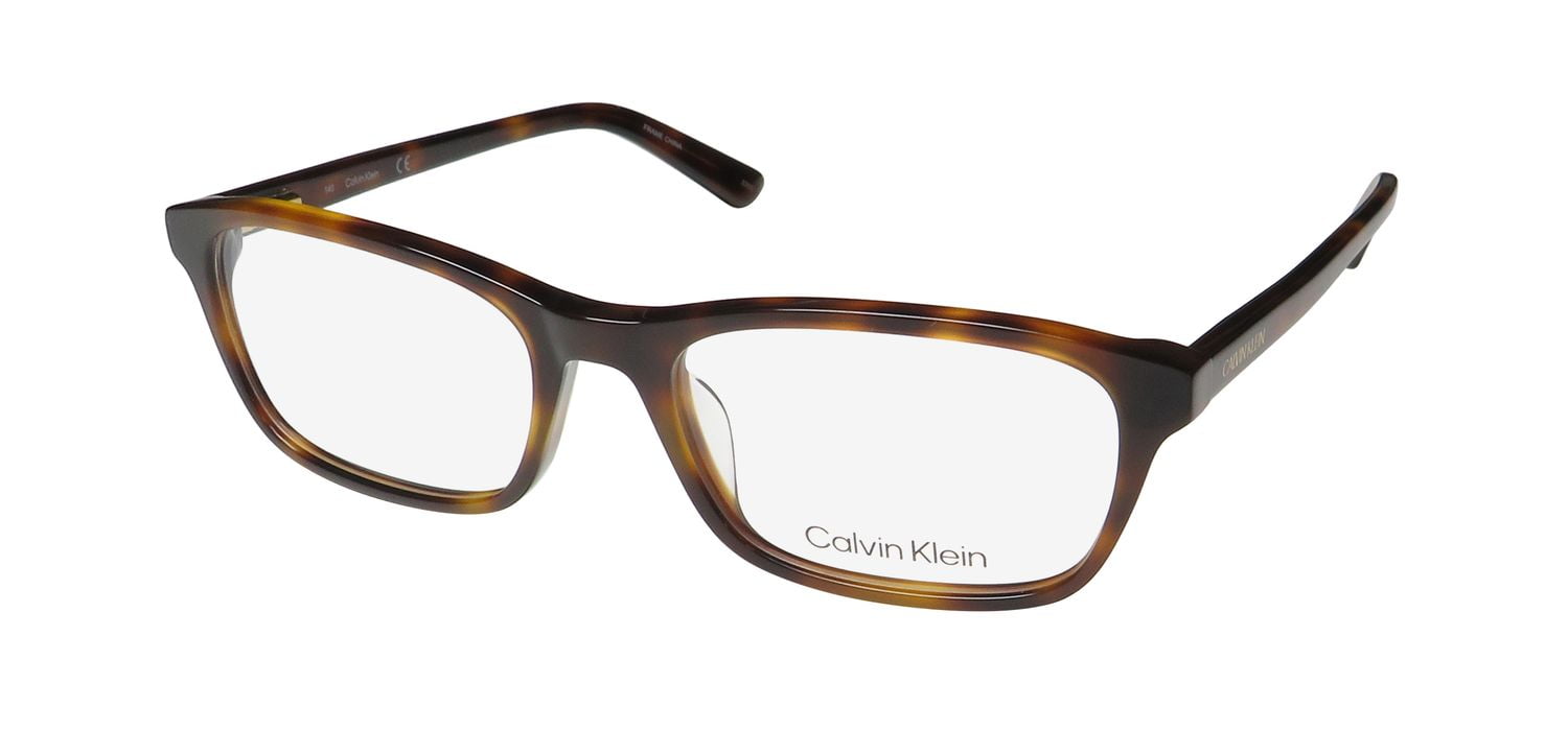Calvin Klein CK-18516-240 Soft Tortoise Rectangular Women's
