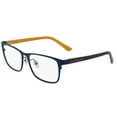 thumbnail image 1 of Calvin Klein CK-19302-410 Satin Navy Rectangular Men's Metal Eyeglasses, 1 of 5