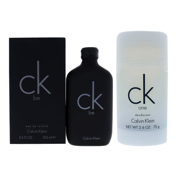 Calvin Klein CK Be 2 Pc Kit - 3.3oz EDT Spray, 2.6oz Deodorant Stick