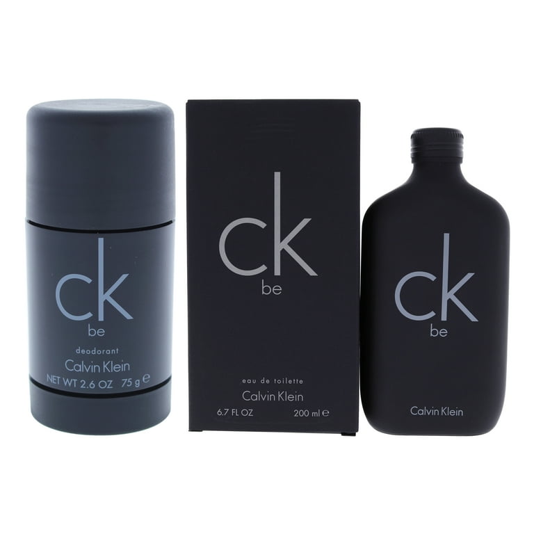 Calvin Klein CK Be 2 Pc Kit - 6.7oz EDT Spray, 2.6oz Deodorant Stick