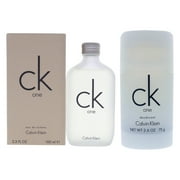 Calvin Klein CK One 2 Pc Kit - 3.3oz EDT Spray, 2.6oz Deodorant Stick