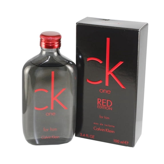 Calvin Klein CK One Red Eau De Toilette Spray for Men 3.4 oz
